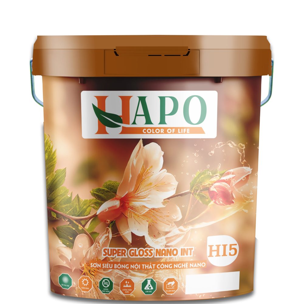 Sơn siêu bóng nội thất công nghệ Nano HI5