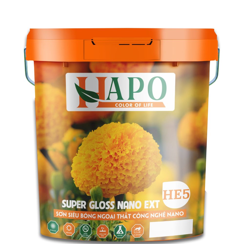 Sơn siêu bóng ngoại thất công nghệ Nano HED5